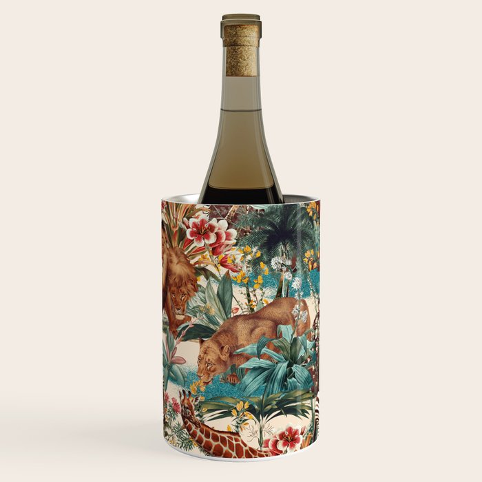 Floral and Animals Pattern IV Wine Chiller Gallery Image 1