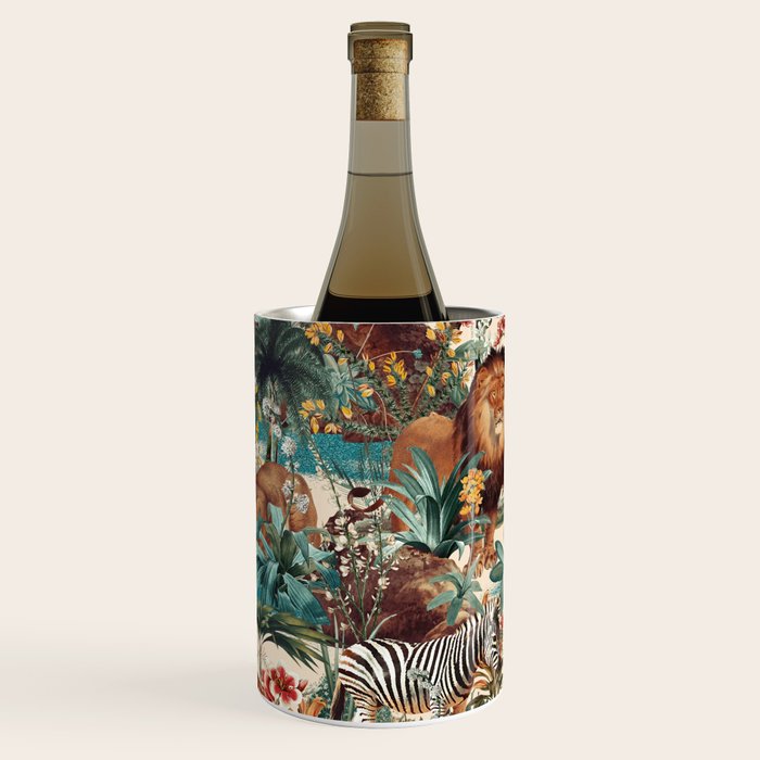 Floral and Animals Pattern IV Wine Chiller Gallery Image 3