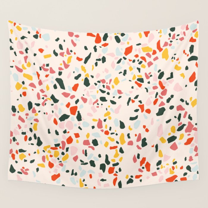 Confetti Terrazzo  Wall Tapestry Gallery Image 4