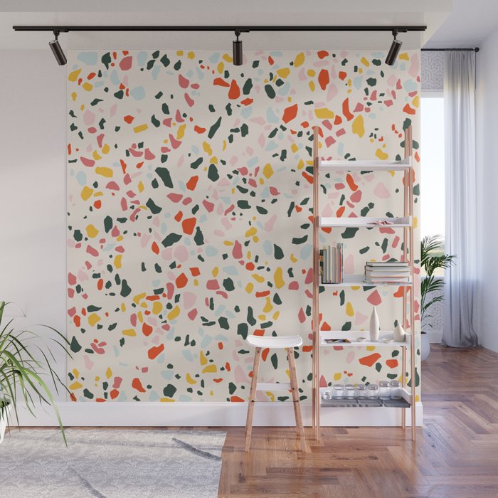 Confetti Terrazzo  Wall Mural Gallery Image 1