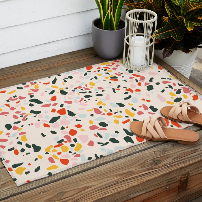 Confetti Terrazzo  Outdoor Rug Gallery Image 2