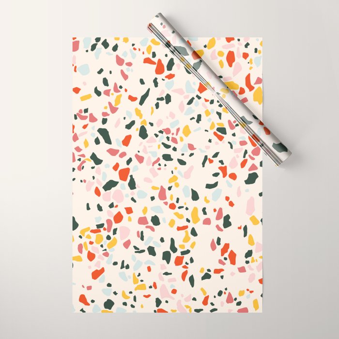 Confetti Terrazzo  Wrapping Paper Gallery Image 1