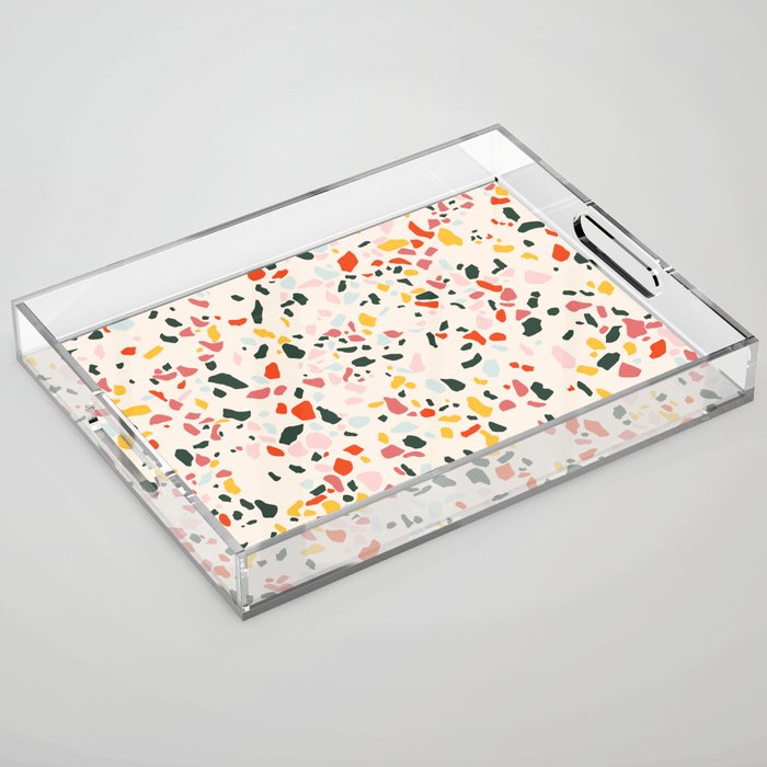 Confetti Terrazzo  Acrylic Tray Gallery Image 1