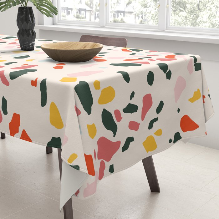 Confetti Terrazzo  Tablecloth Gallery Image 3