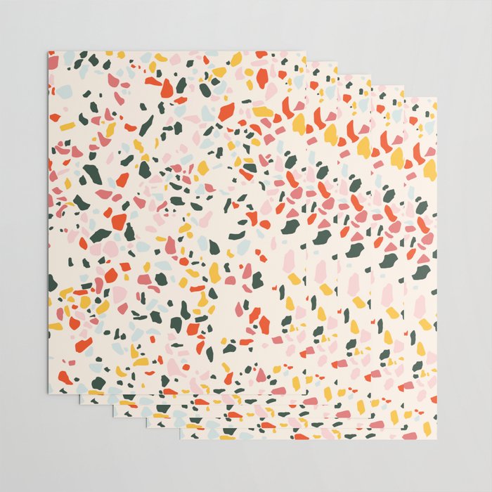 Confetti Terrazzo  Wrapping Paper Gallery Image 3