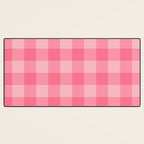 Sweet Peony Gingham Desk Mat Gallery Image 3