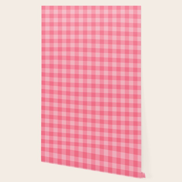 Sweet Peony Gingham Wallpaper Gallery Image 2