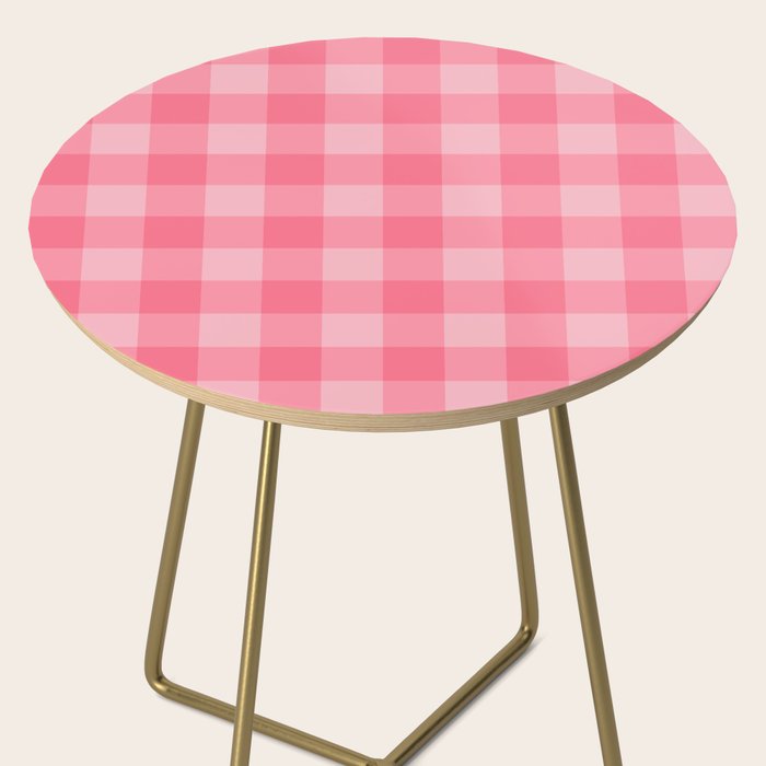 Sweet Peony Gingham Side Table Gallery Image 2