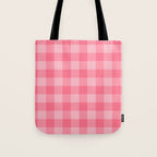 Sweet Peony Gingham Tote Bag Gallery Image 1