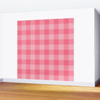 Sweet Peony Gingham Wall Mural Gallery Image 2