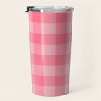 Sweet Peony Gingham Travel Mug Gallery Image 3