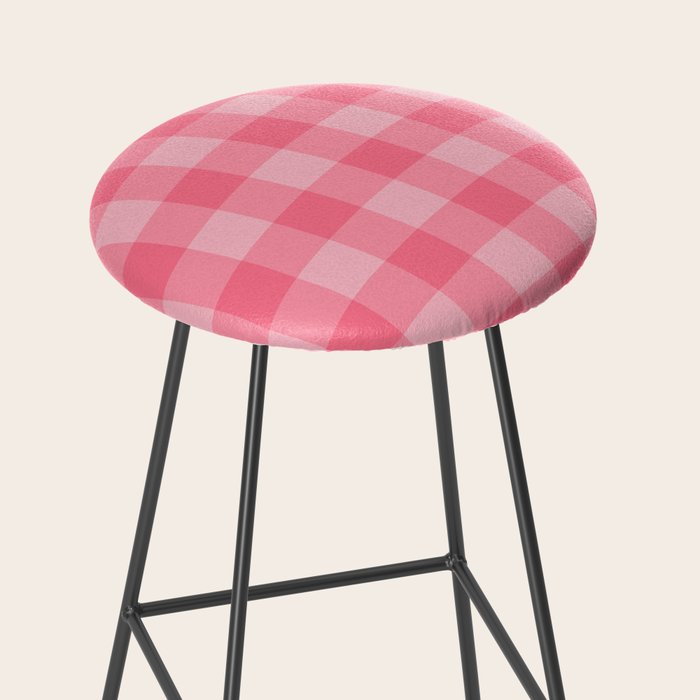 Sweet Peony Gingham Stool Gallery Image 2