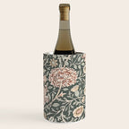William Morris Double Bough Dark Green & Pink Floral Wine Chiller Gallery Image 2