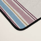 Folk Floral Stripe Pattern Desk Mat Gallery Image 4