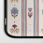 Folk Floral Stripe Pattern Laptop Sleeve Gallery Image 3