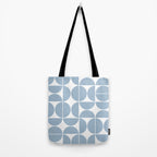 Mid Century Modern Geometric 04 Soft Blue Tote Bag Gallery Image 2