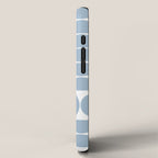 Mid Century Modern Geometric 04 Soft Blue iPhone Case Gallery Image 2