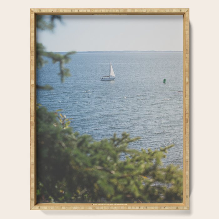 New England Sailing x Nautical Art Serving Tray Gallery Image 1