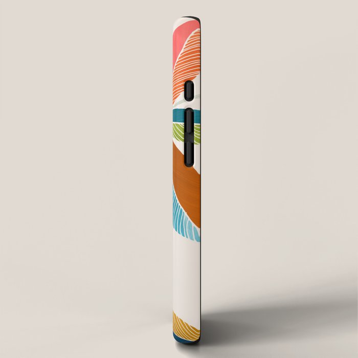 Multicolorful Leaf Design iPhone Case Gallery Image 2