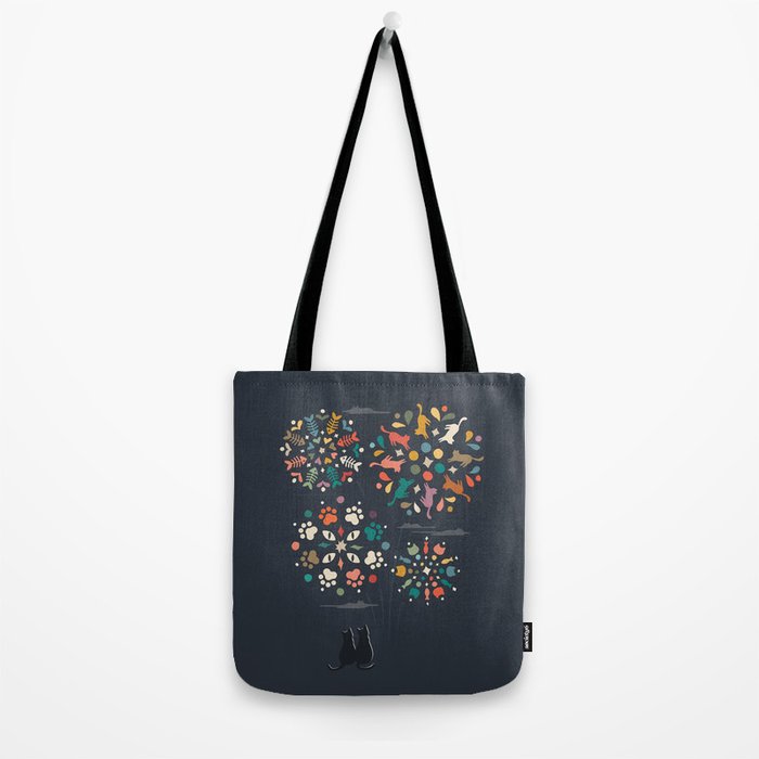 Cat Landscape 143 Tote Bag Gallery Image 2
