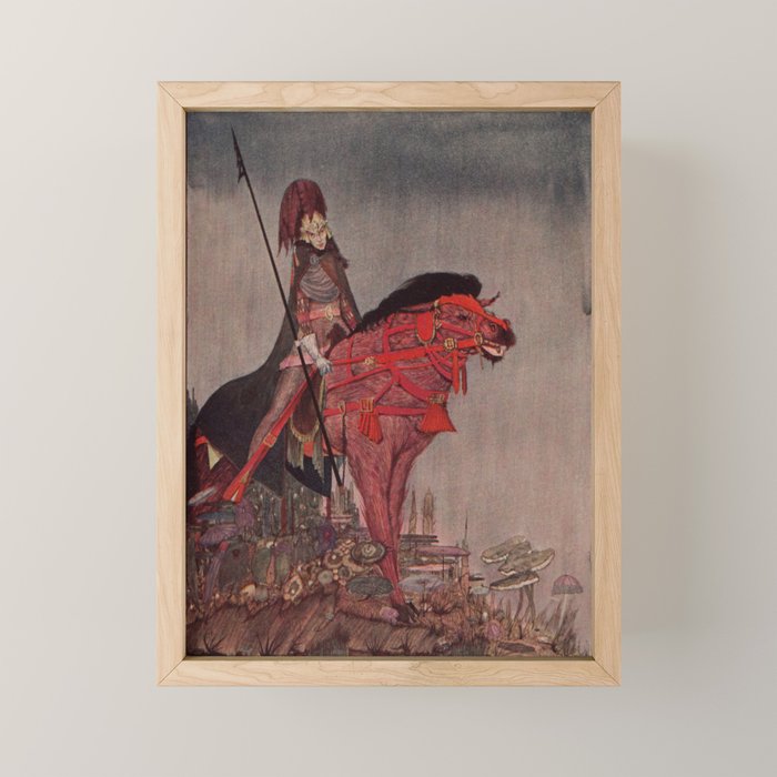 Art by Harry Clarke for a 1933 edition of Edgar Allan Poe's "Tales of Mystery and Imagination" Mini Art Print Gallery Image 1