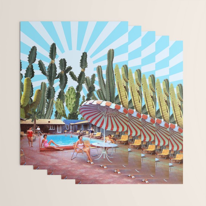 Cactus Inn Wrapping Paper Gallery Image 3