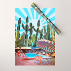 Cactus Inn Wrapping Paper Gallery Image 1