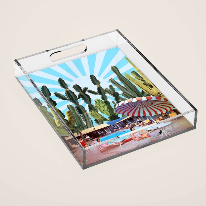 Cactus Inn Acrylic Tray Gallery Image 1