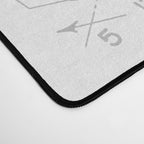 Legos Patent - Legos Brick Art - Black And White Desk Mat Gallery Image 4