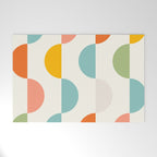 Mid Century Modern Geometry 3 Welcome Mat Gallery Image 1