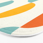 Mid Century Modern Geometry 3 Bath Mat Gallery Image 3