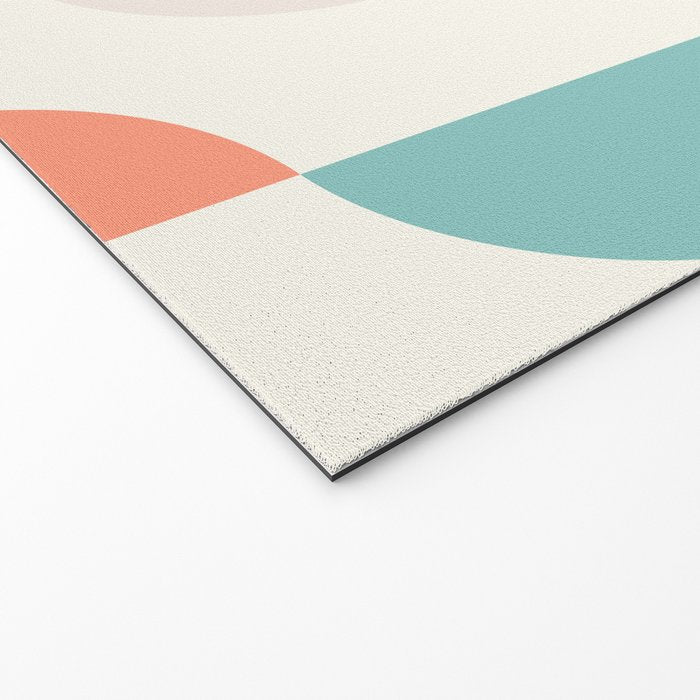 Mid Century Modern Geometry 3 Welcome Mat Gallery Image 2
