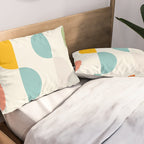 Mid Century Modern Geometry 3 Pillow Sham Gallery Image 2