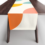 Mid Century Modern Geometry 3 Table Runner Gallery Image 1