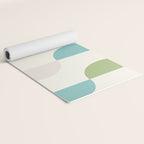 Mid Century Modern Geometry 3 Yoga Mat Gallery Image 2
