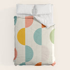 Mid Century Modern Geometry 3 Comforter Gallery Image 6