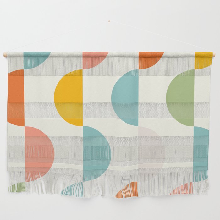 Mid Century Modern Geometry 3 Wall Hanging Gallery Image 1