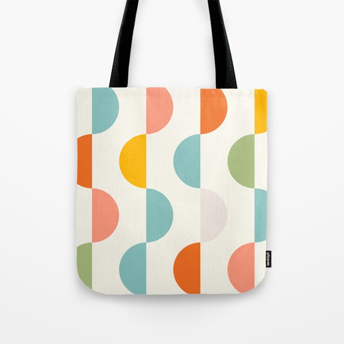 Mid Century Modern Geometry 3 Tote Bag Gallery Image 1