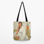 woman in kimono at home Tote Bag Gallery Image 2