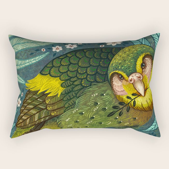 Kakapo Rectangular Pillow Gallery Image 2