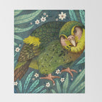 Kakapo Throw Blanket Gallery Image 2