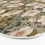 Floral Meadow In Spring Green Bath Mat Gallery Image 3