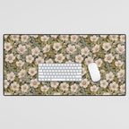 Floral Meadow In Spring Green Desk Mat Gallery Image 1