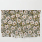 Floral Meadow In Spring Green Wall Hanging Gallery Image 1