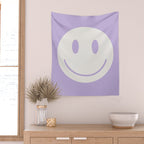 Happy Thoughts Lavender Wall Tapestry Gallery Image 2