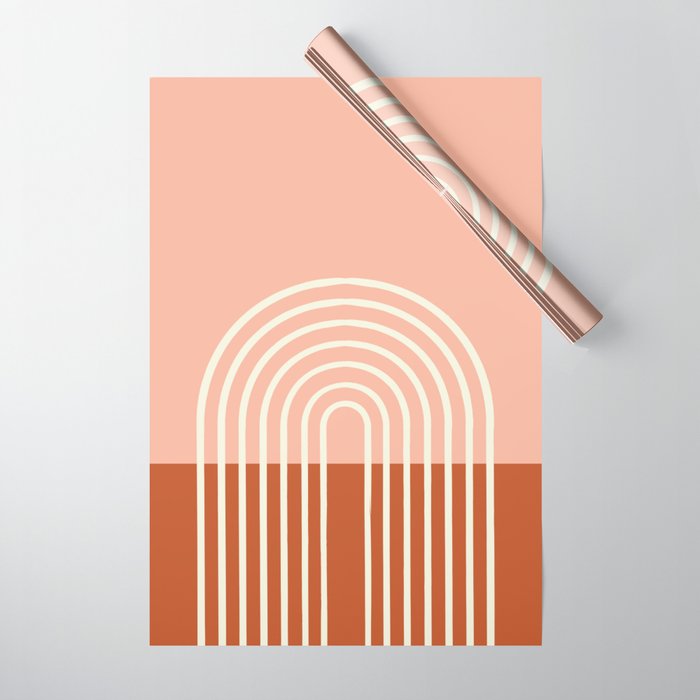 Terracota Pastel Wrapping Paper Gallery Image 1