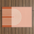 Terracota Pastel Outdoor Rug Gallery Image 1
