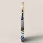 Cowboy Capybara Riding Dolphin Great Wave iPhone Case Gallery Image 2