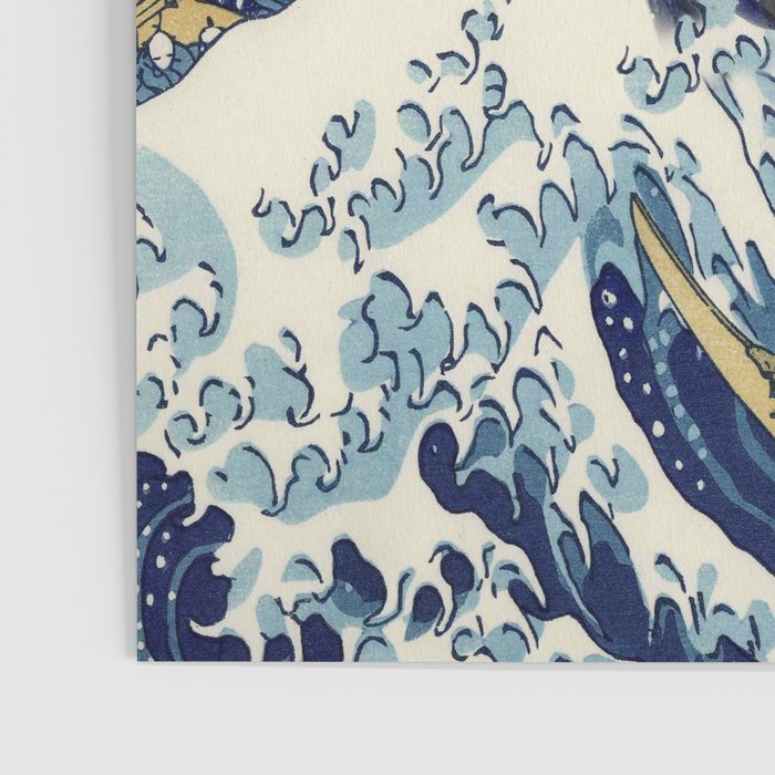 Cowboy Capybara Riding Dolphin Great Wave Poster Gallery Image 3