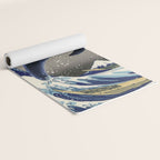Cowboy Capybara Riding Dolphin Great Wave Yoga Mat Gallery Image 2